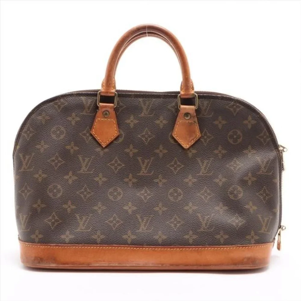 Louis Vuitton Alma Brown Monogram Canvas Shoulder Bag